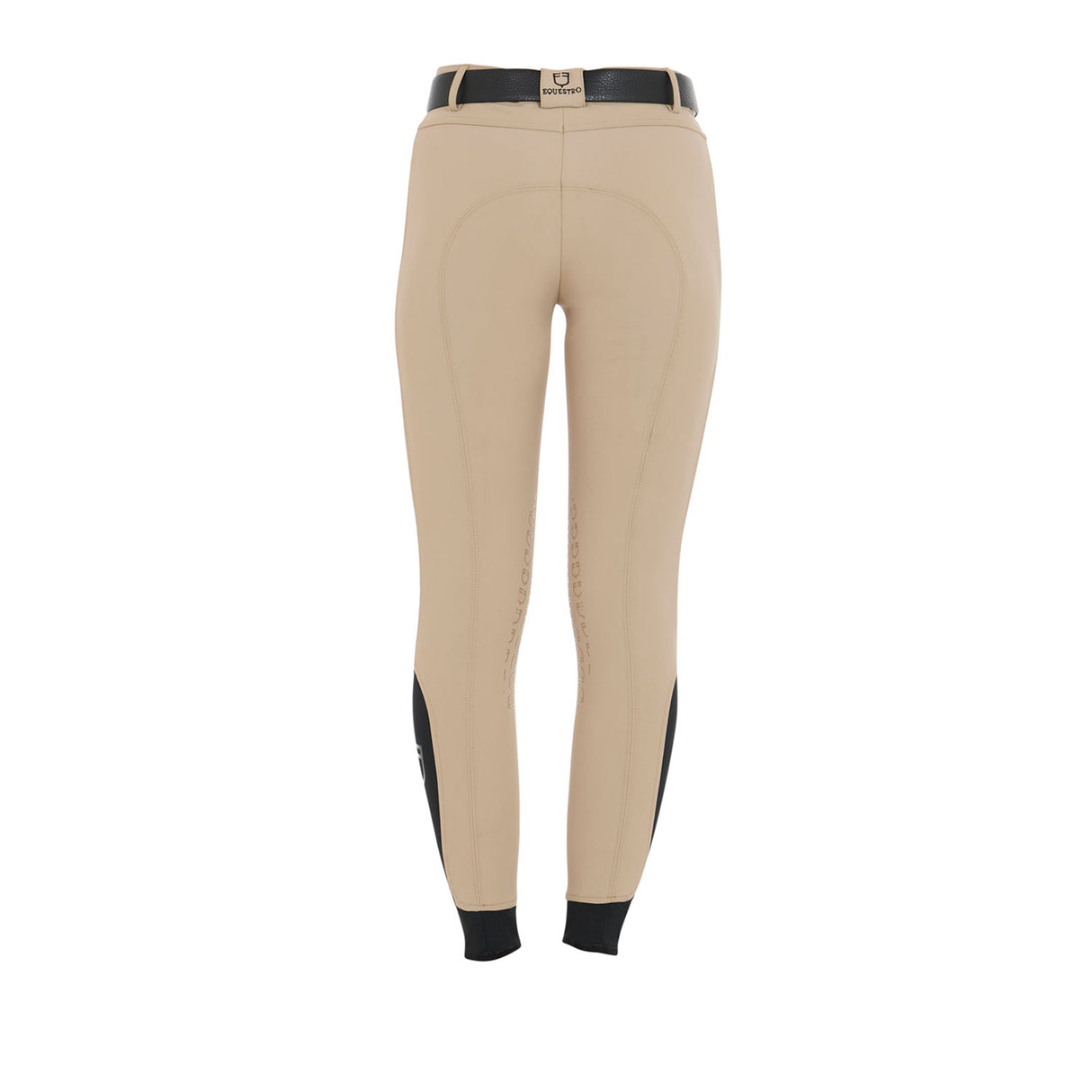 Equestro Women's Slim Fit Grip Breeches With Logo