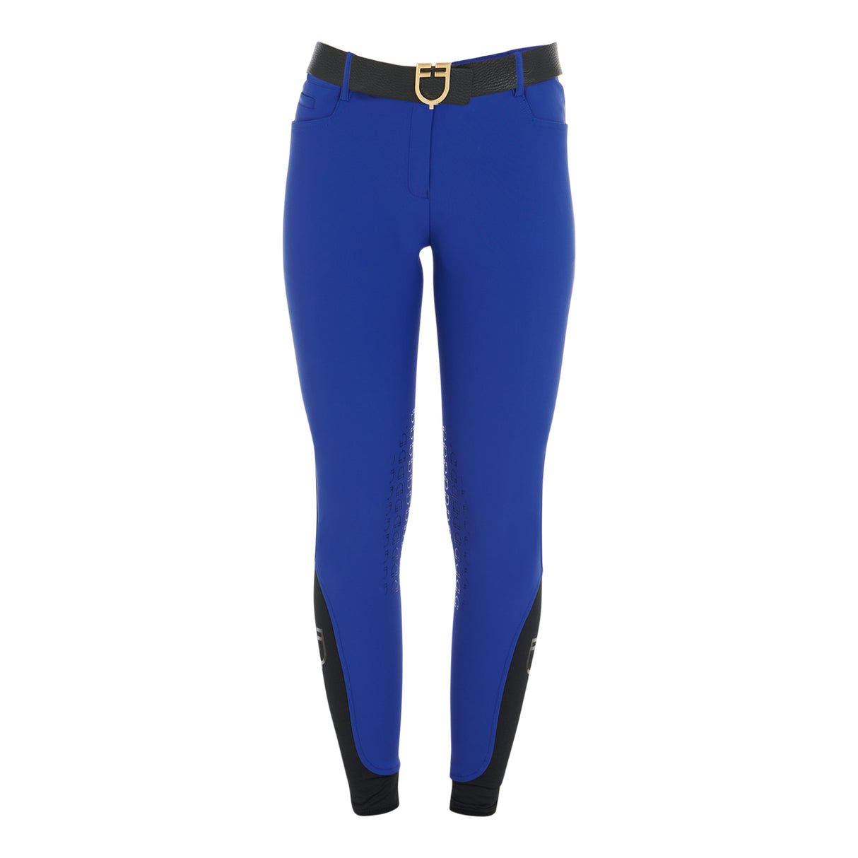 Equestro Women's Slim Fit Grip Breeches With Logo
