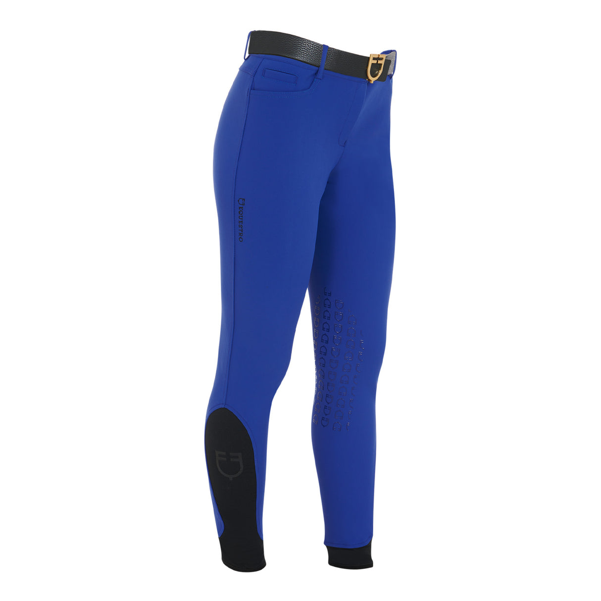 Equestro Women's Slim Fit Grip Breeches With Logo