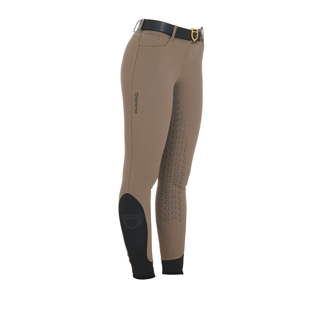 Equestro Women's Full Grip Slim Fit Breeches