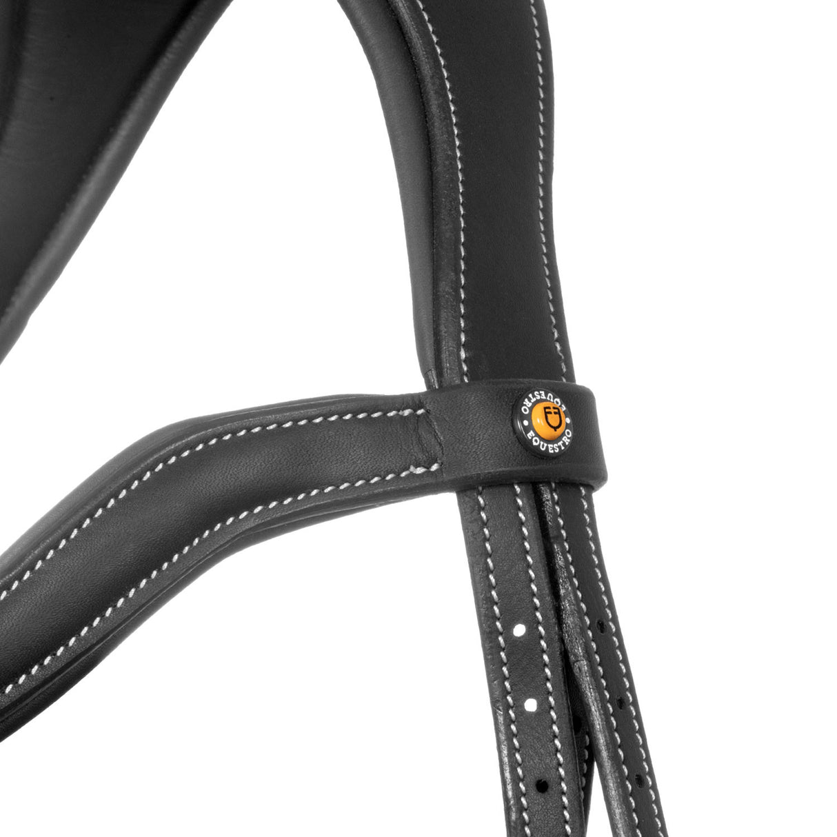 Soft leather stitched bridle