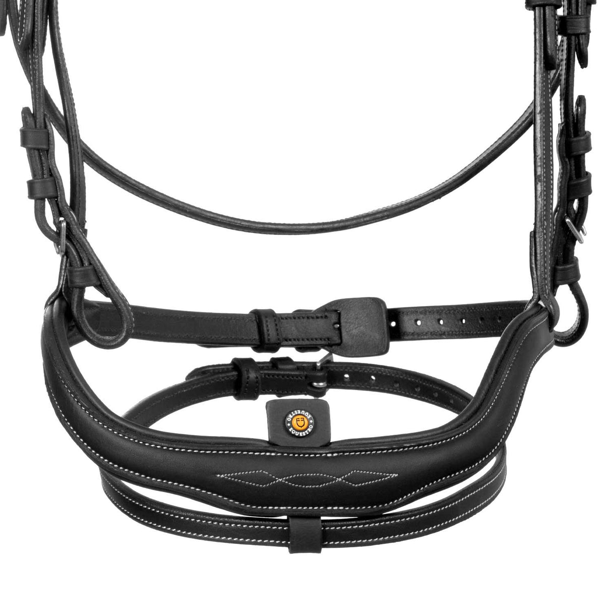 Soft leather stitched bridle