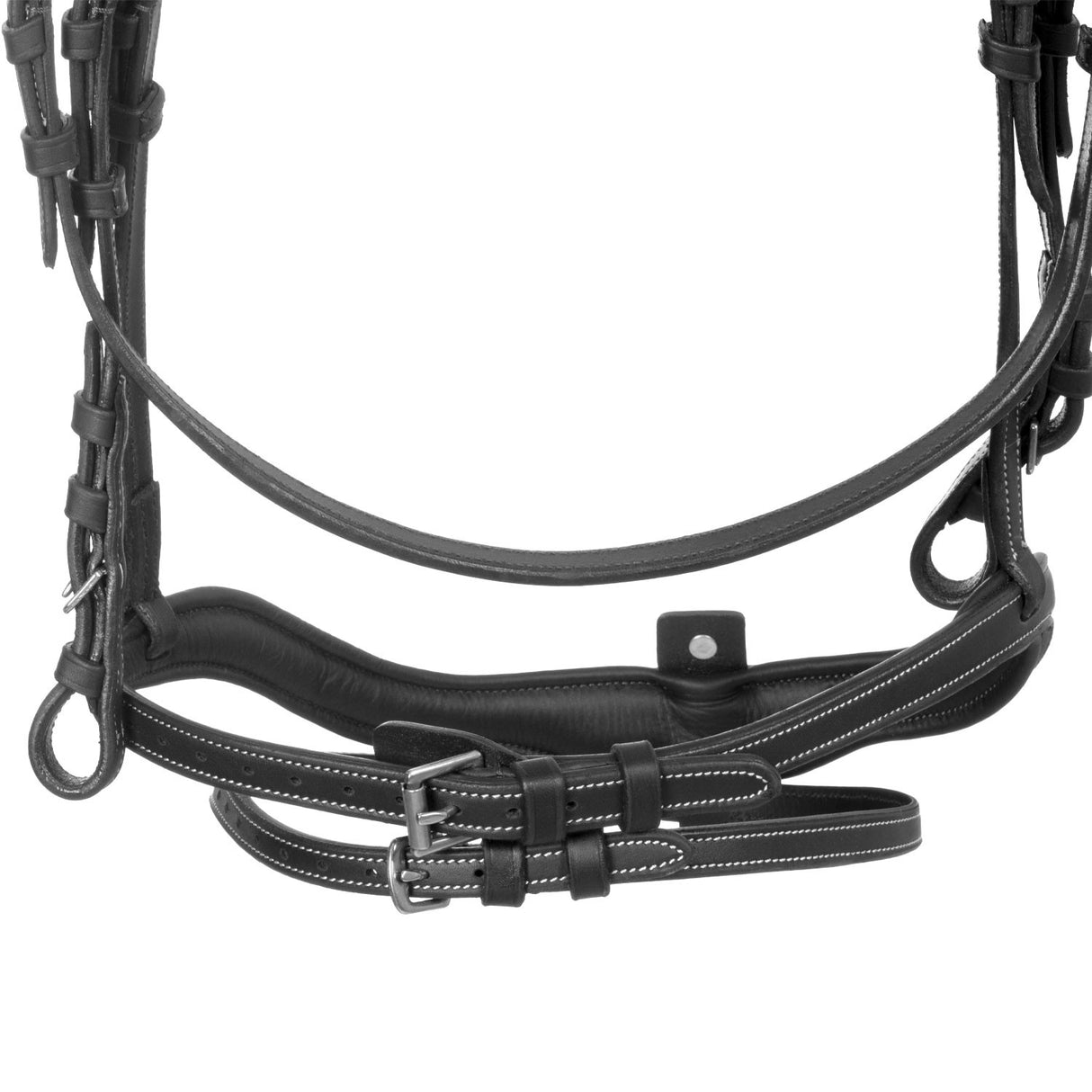 Soft leather stitched bridle