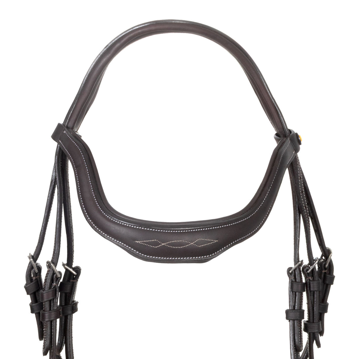 Soft leather stitched bridle