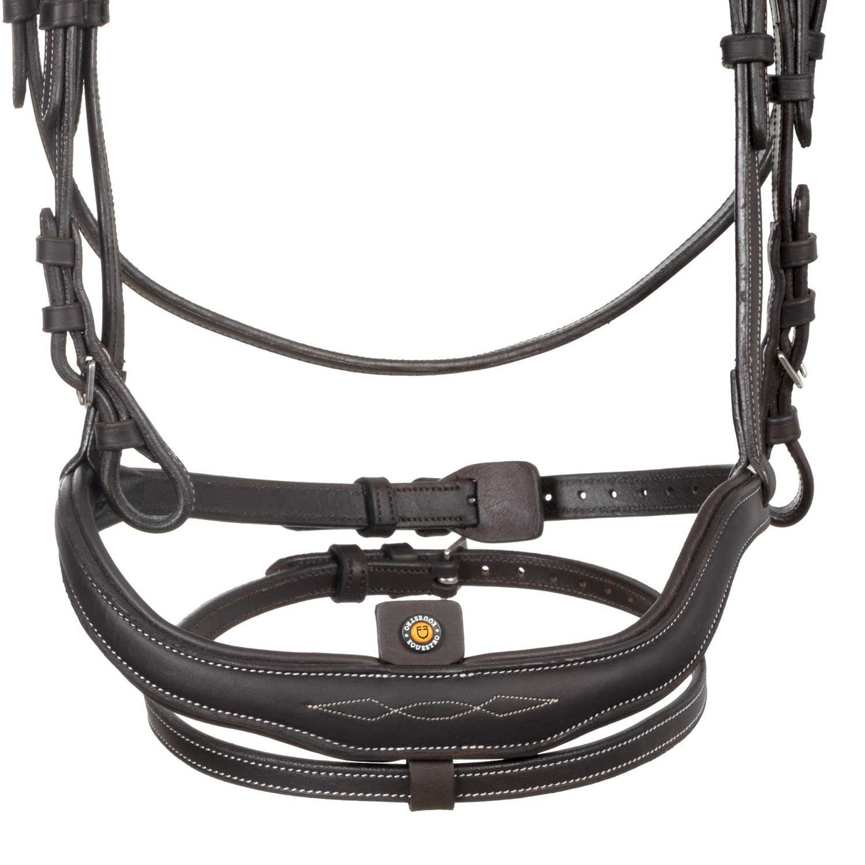Soft leather stitched bridle