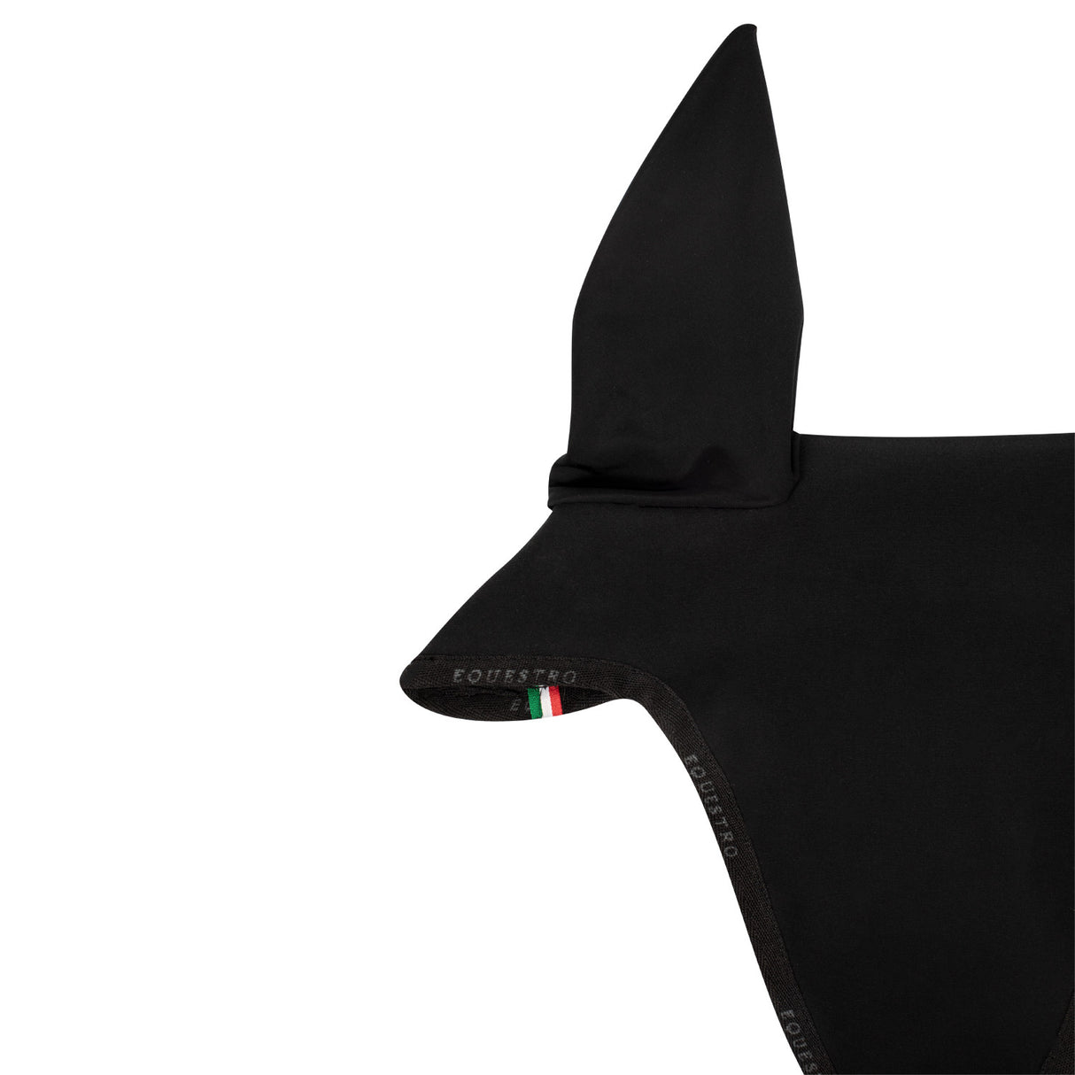 Fly veil in technical fabric with noseband attachment