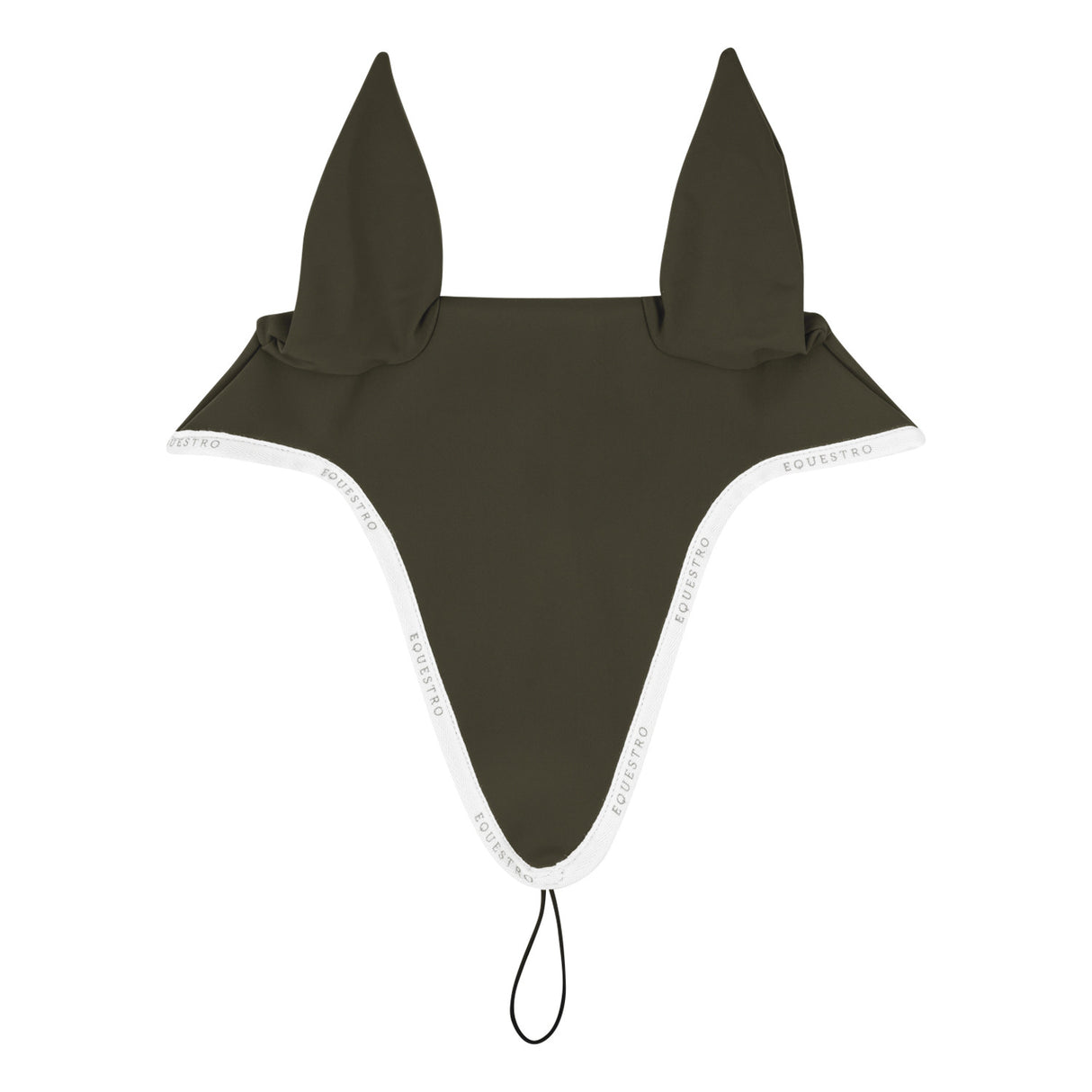 Fly veil in technical fabric with noseband attachment