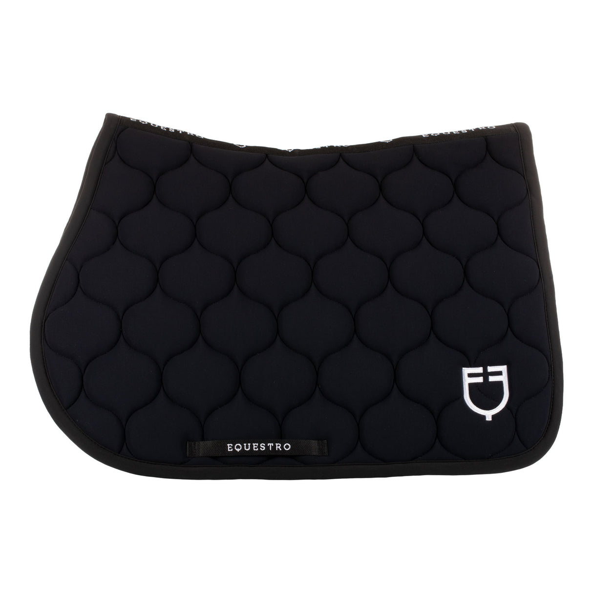 Equestro Jumping Saddle Pad With Onion Quilting