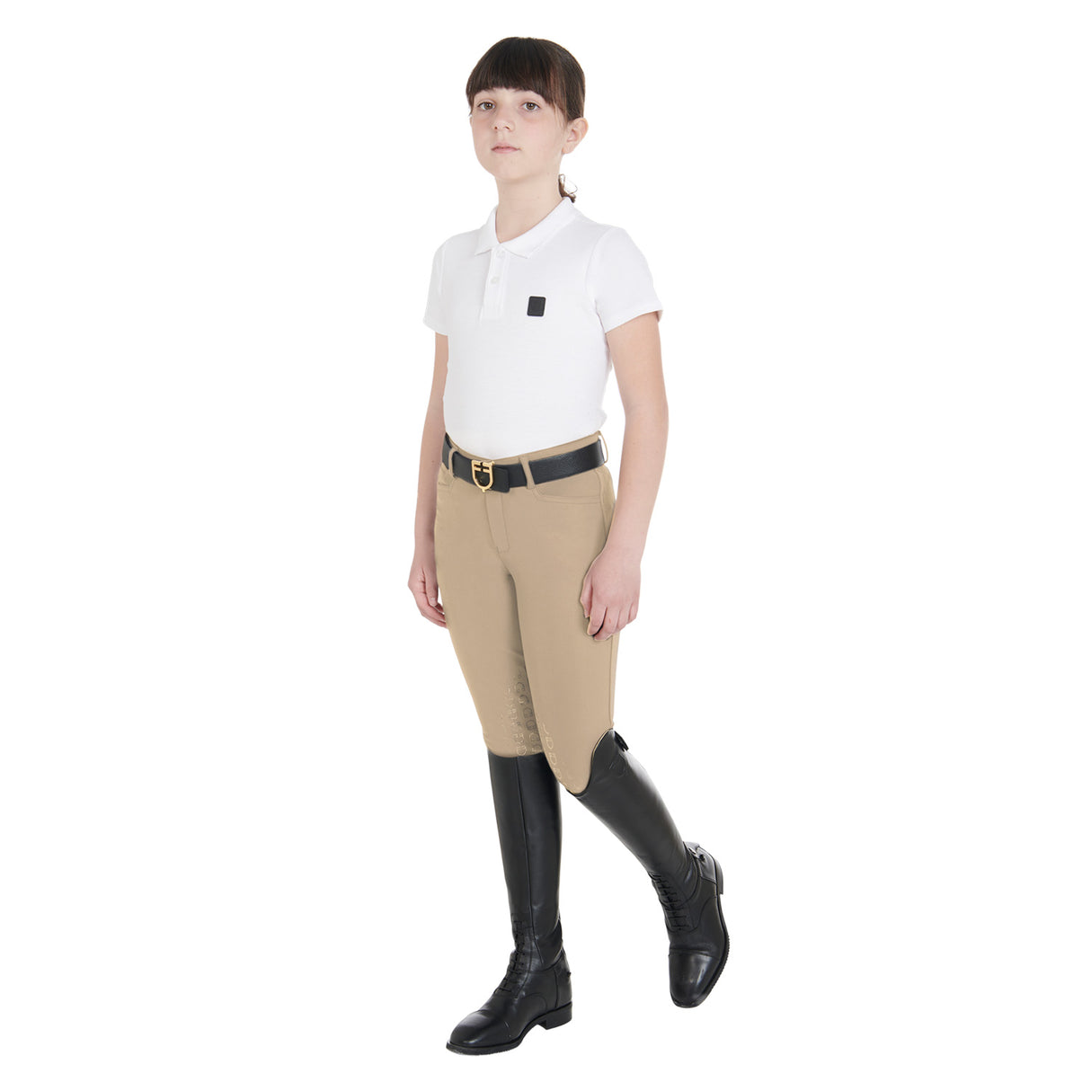 Equestro Kids' Unisex Slim Fit Breeches