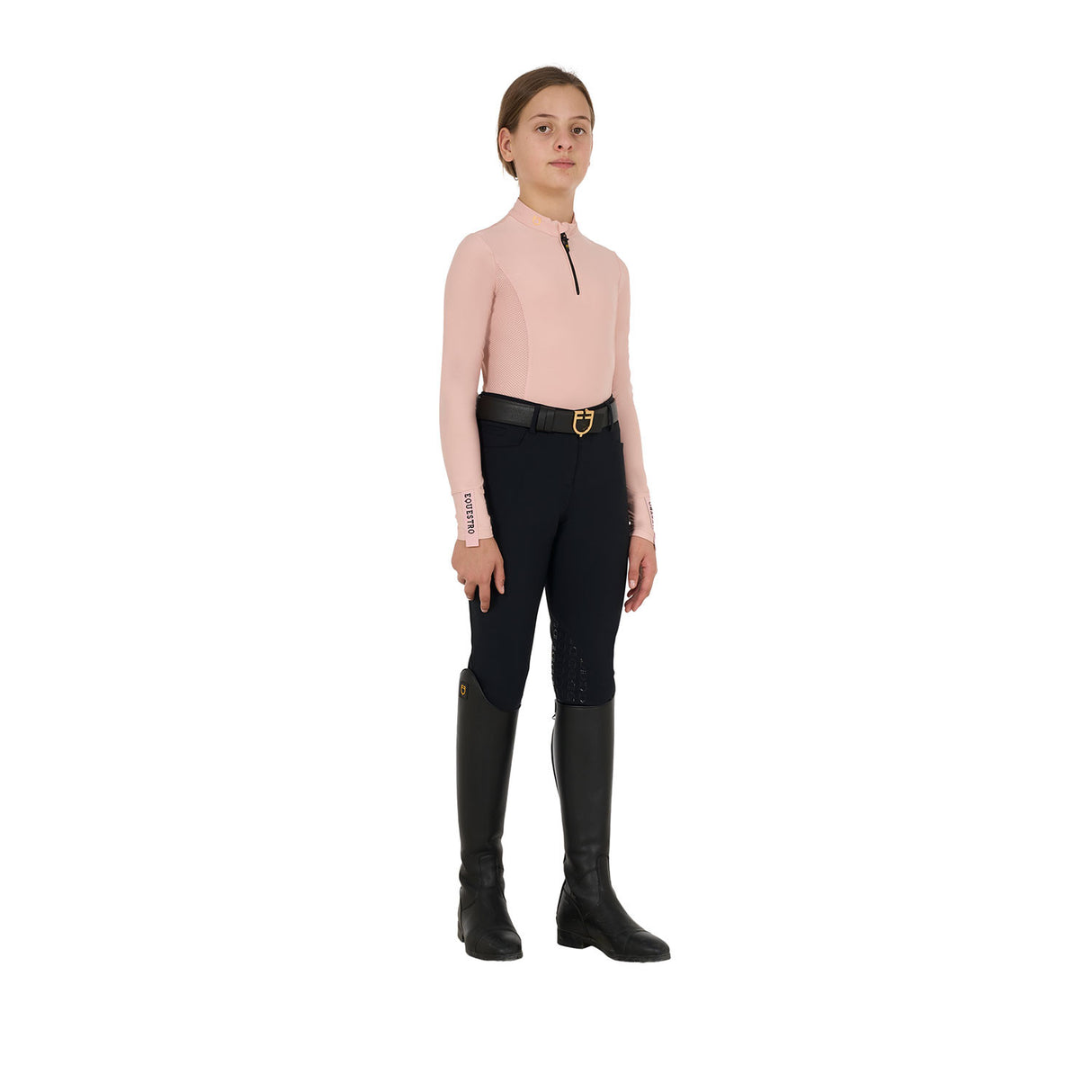 Girls' long-sleeved training base layer