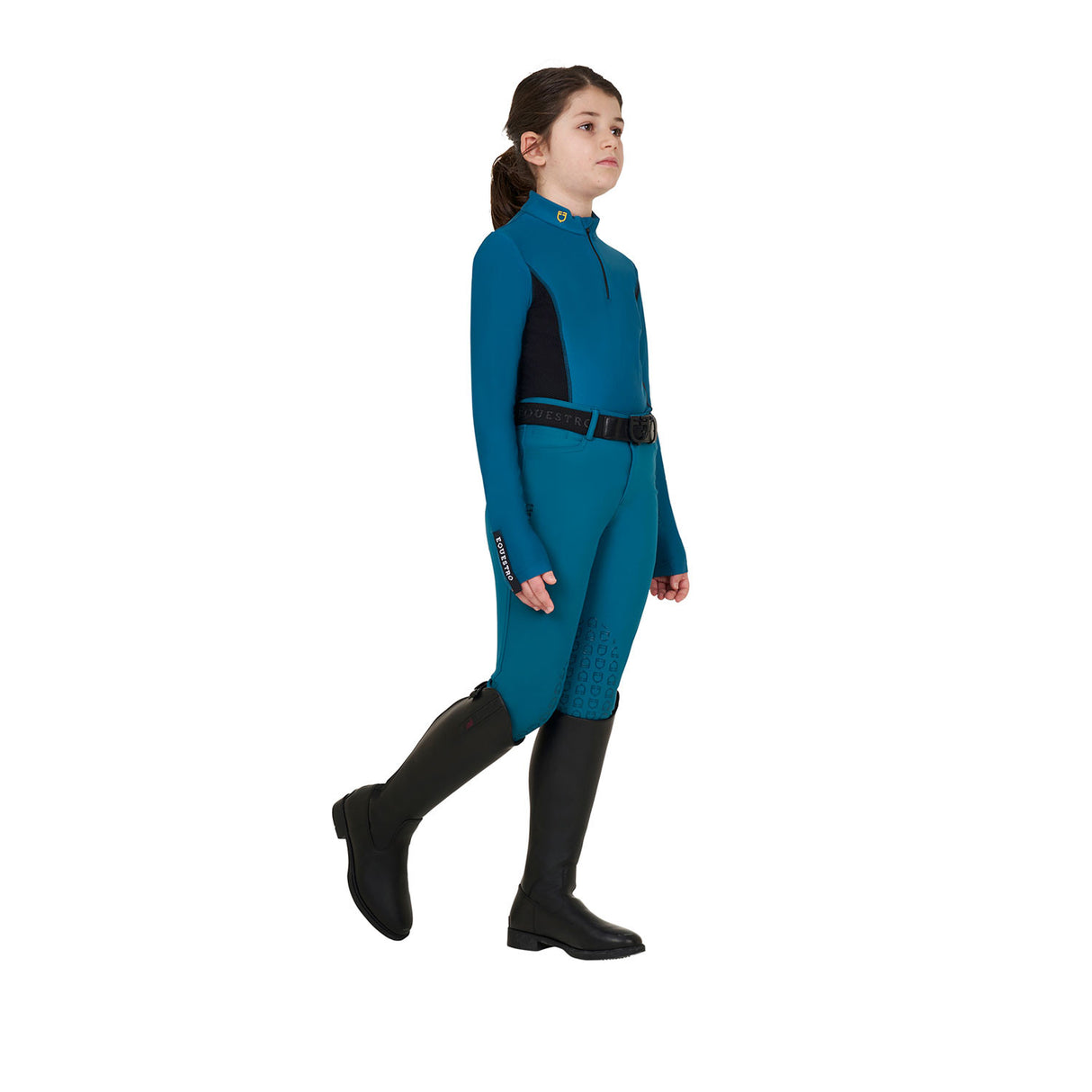 Girls' long-sleeved training base layer