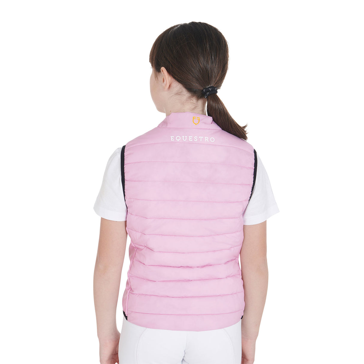 Equestro Kids' Vest In Technical Fabric #colour_purple-pink