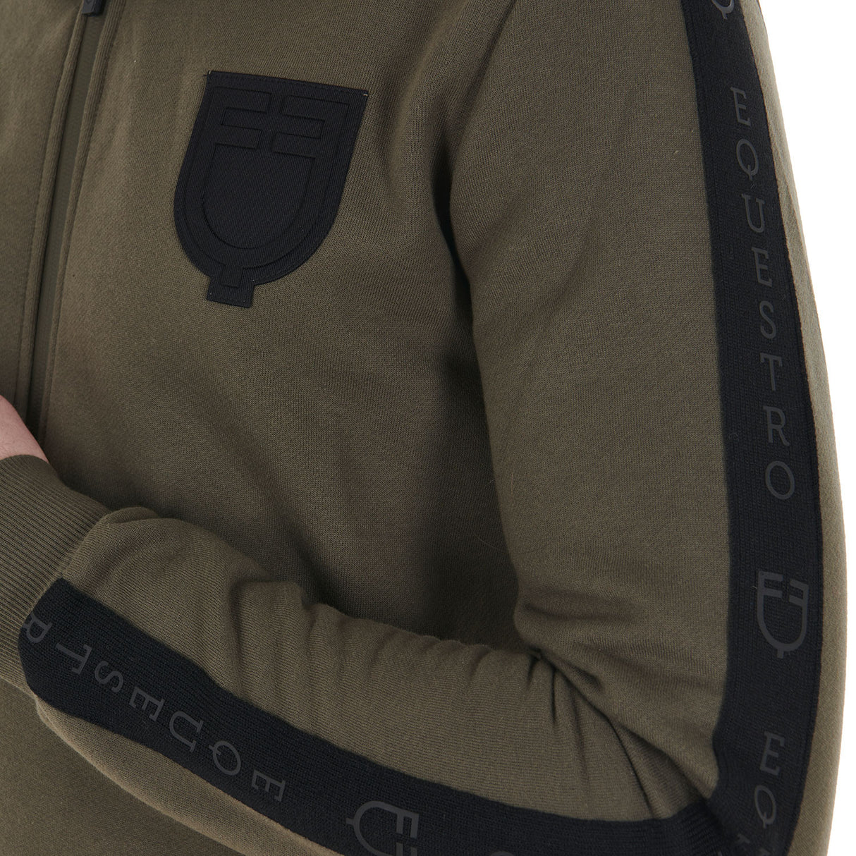 Men's hooded sweatshirt fleece inside