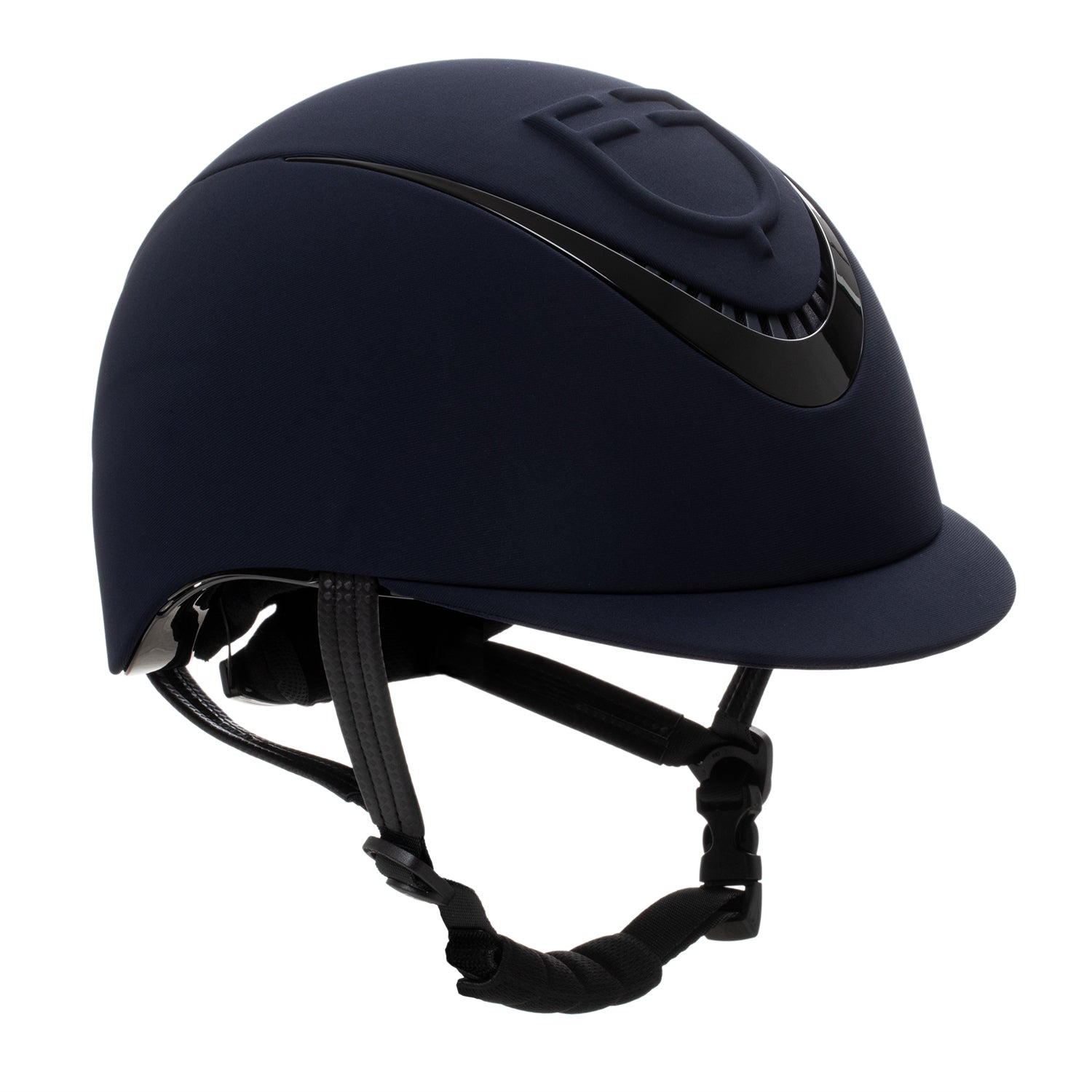 Equestro Unisex Helmet With Embossed Logo Homologation En 1384-2023 #colour_blue