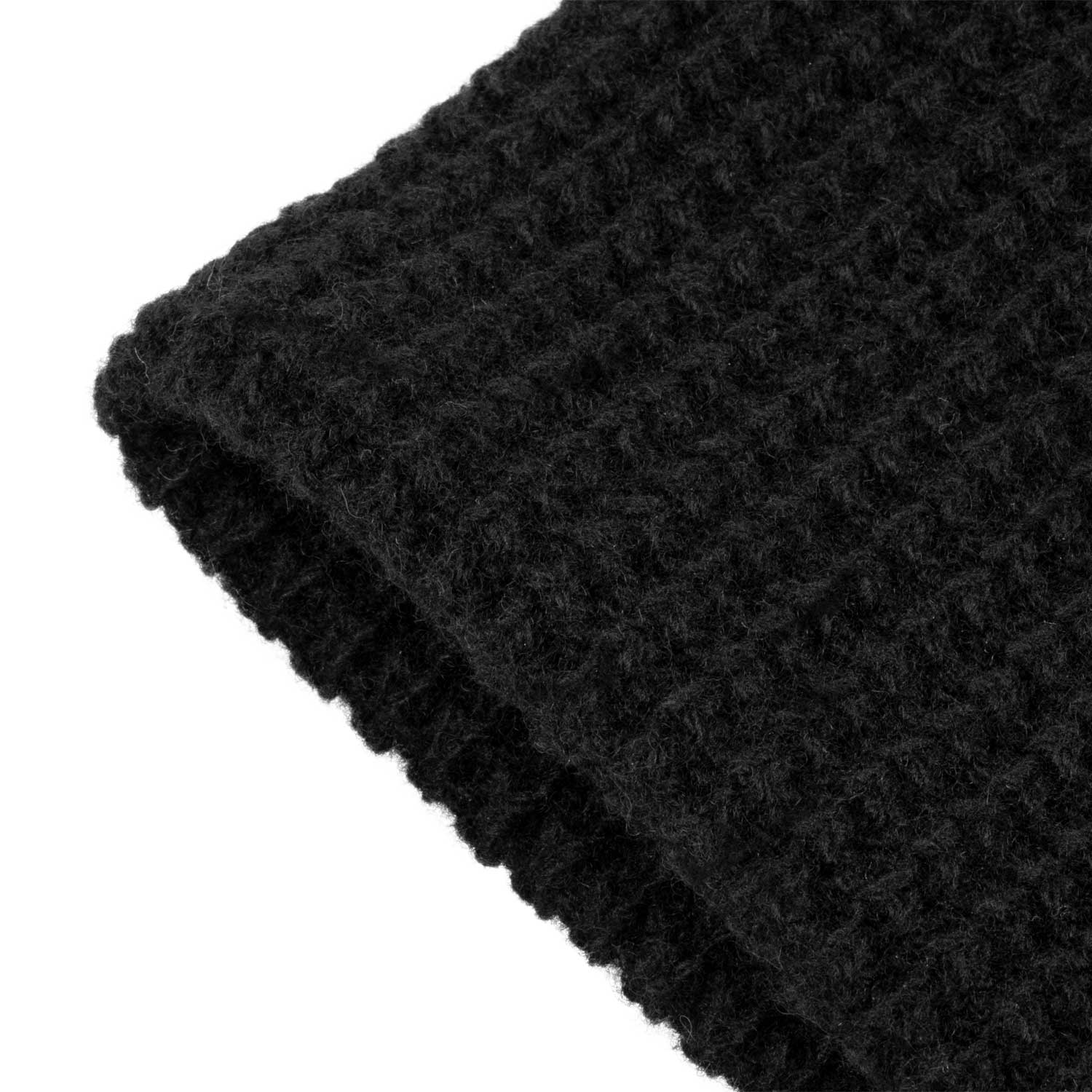 Equestro Unisex Wool Neck Gaiter #colour_black