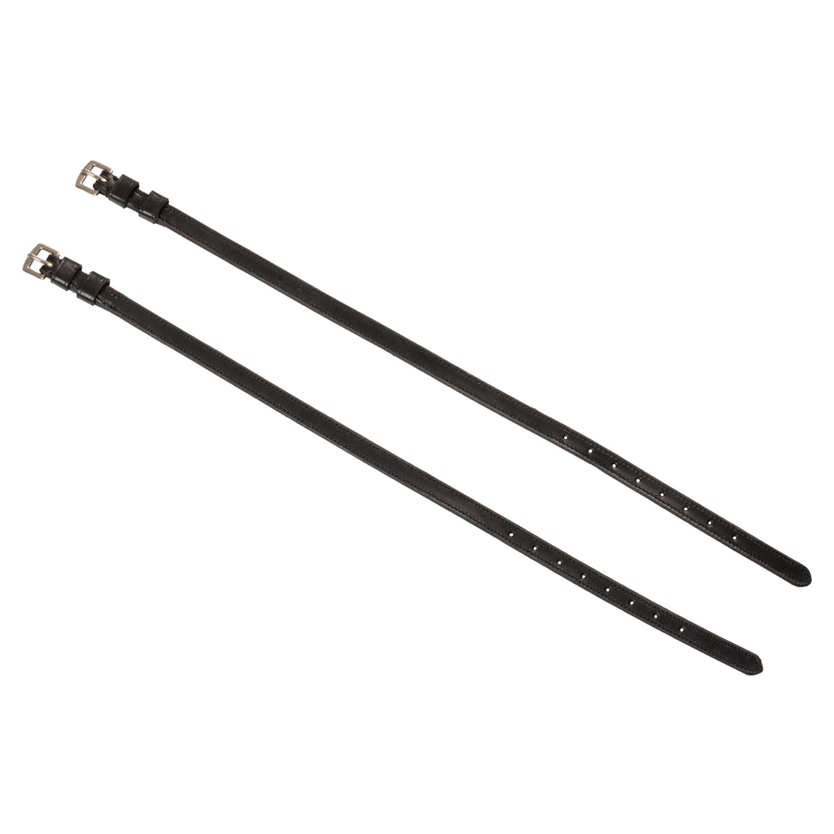 Equestro Spur Straps With Fixed Loops #colour_black