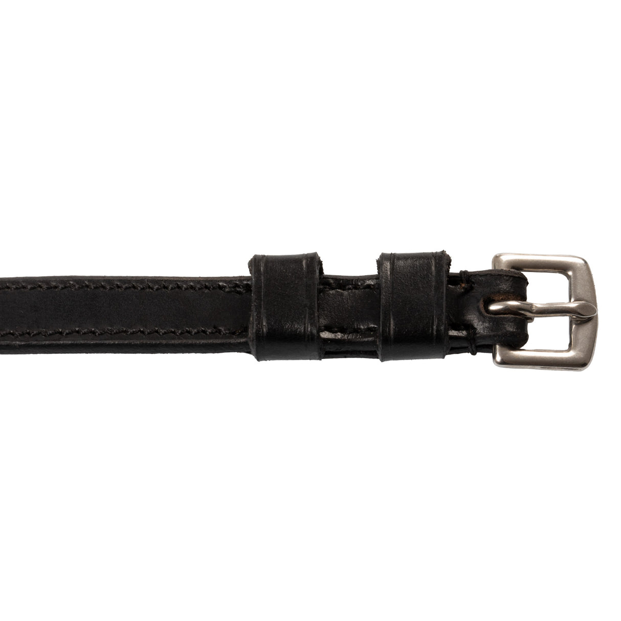Equestro Spur Straps With Fixed Loops #colour_black