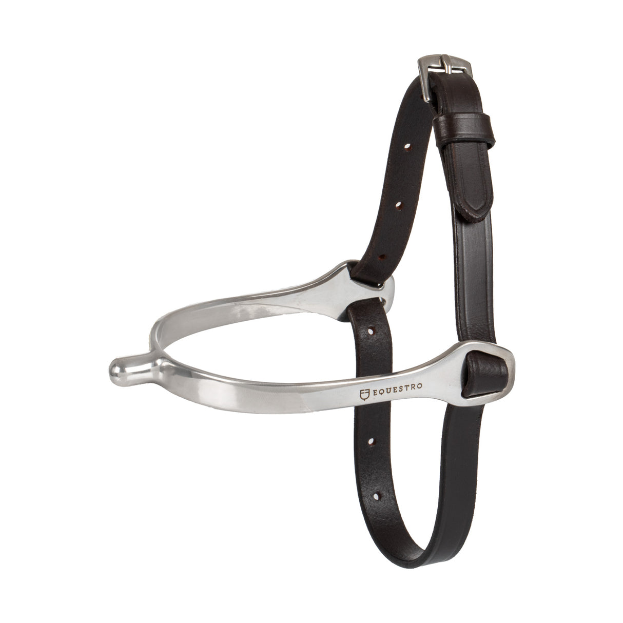 Equestro Leather Spur Strap #colour_brown