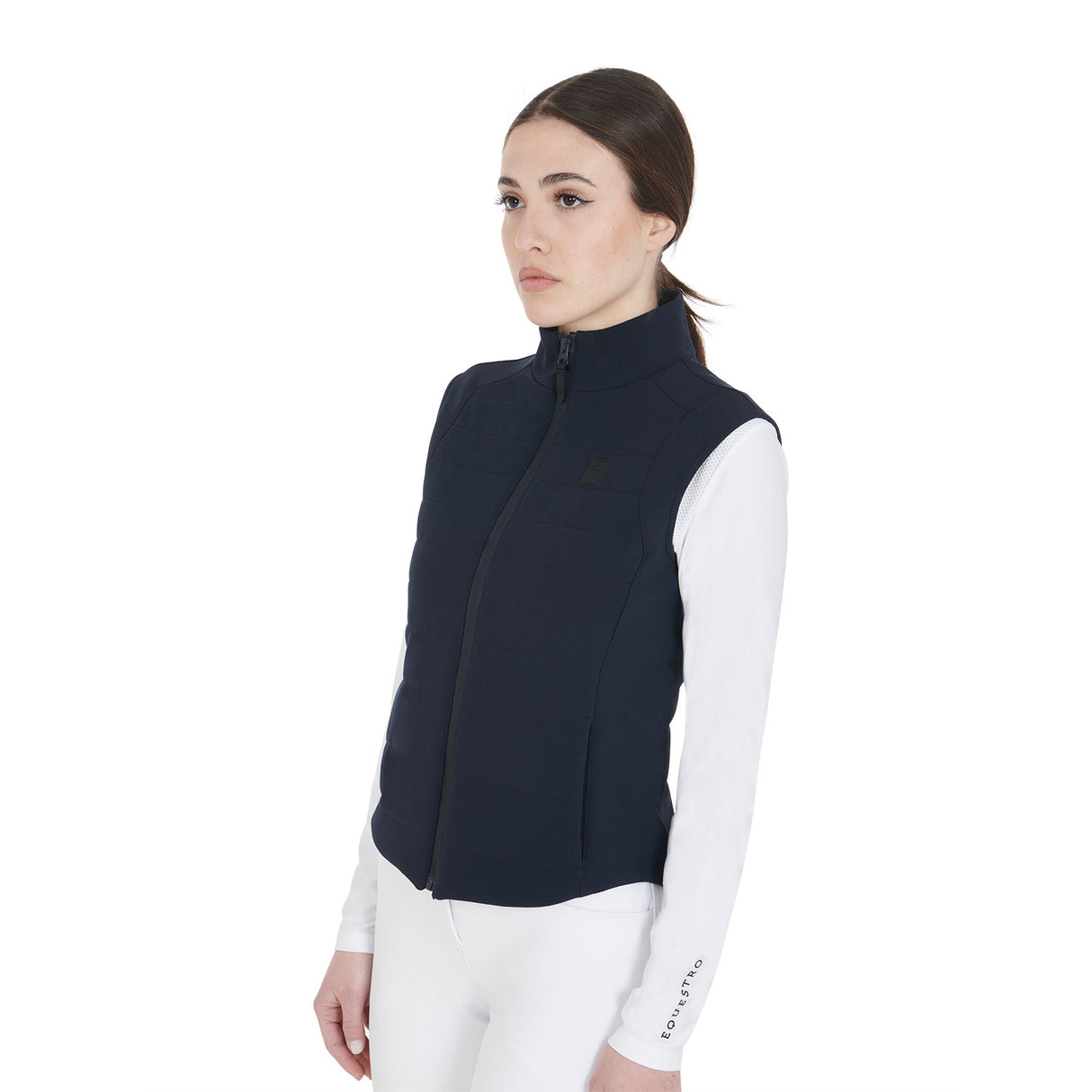 Equestro Women's Kemi Breathable Technical Vest #colour_blue
