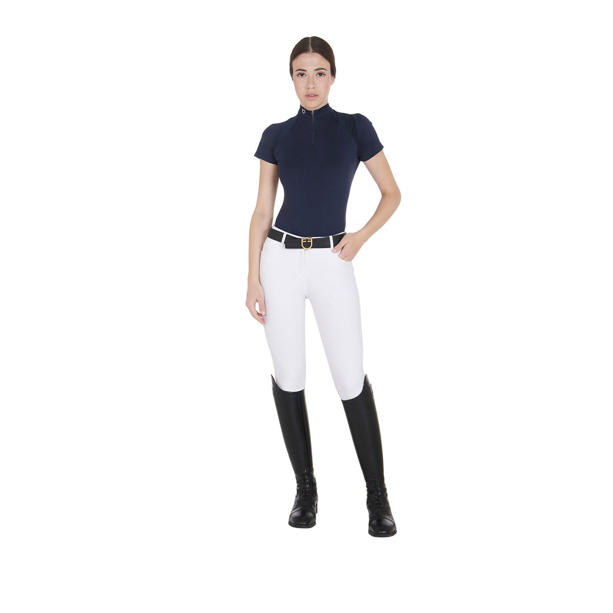 Women's slim fit technical training polo shirt