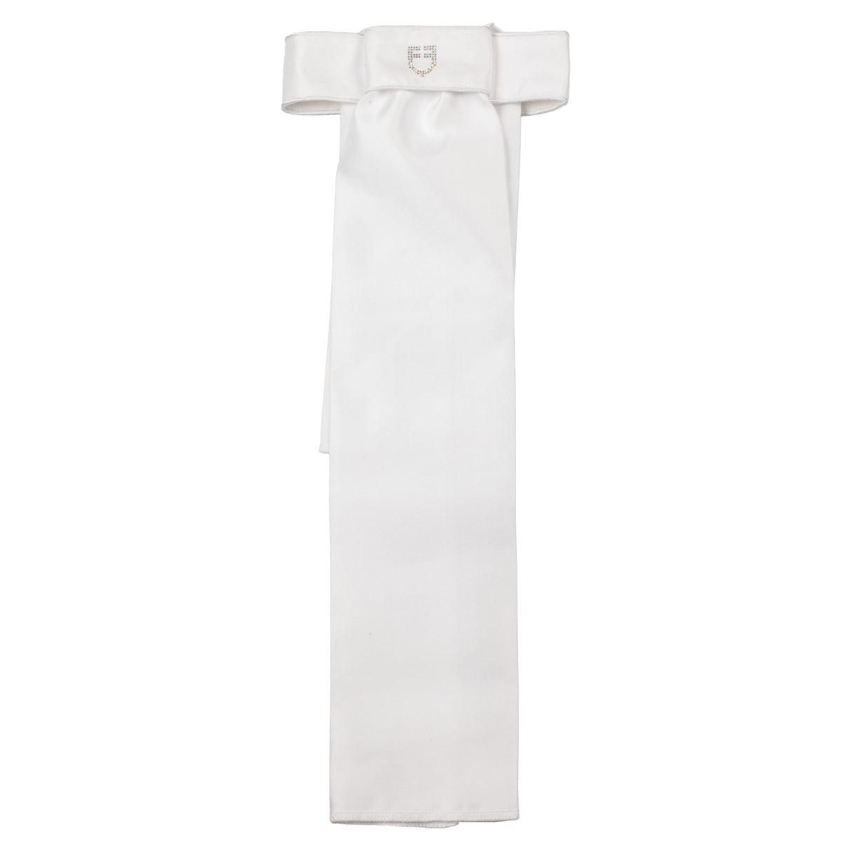 Equestro Dressage Plastron Rhinestone Logo