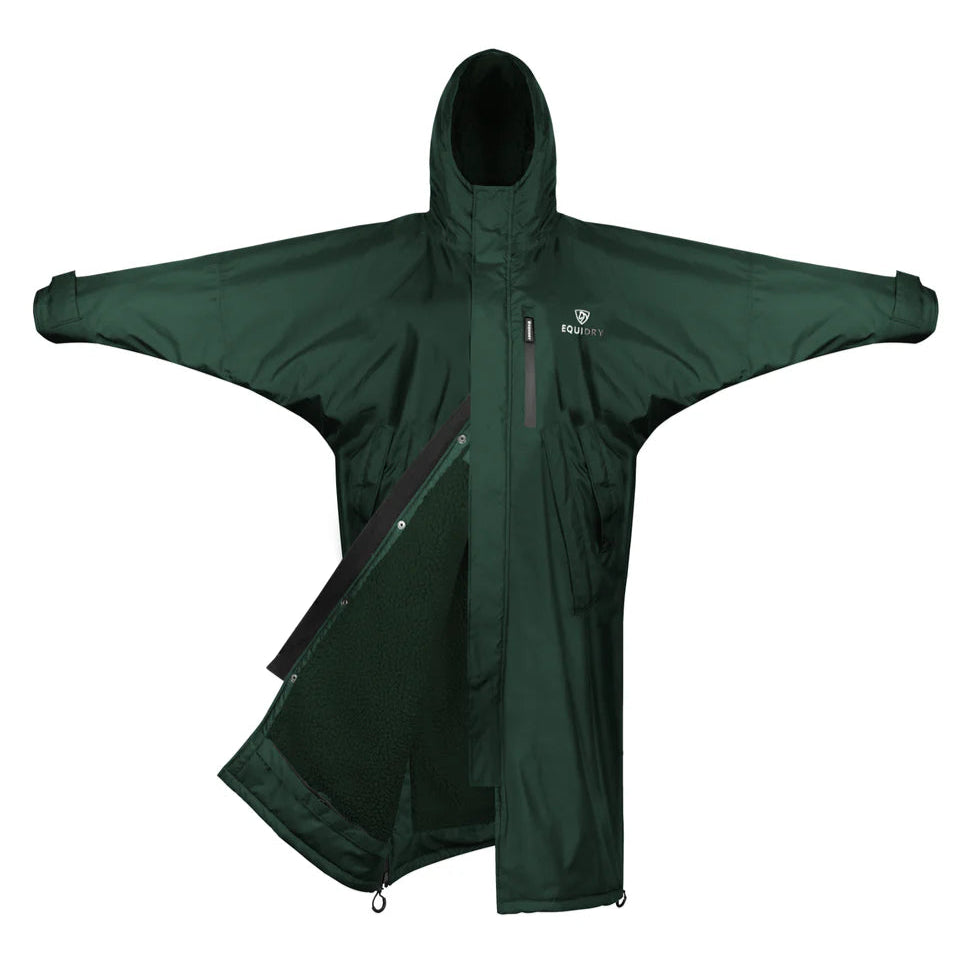 EQUIDRY Children's Thick Fleece Evolution #colour_black-forest-green-green