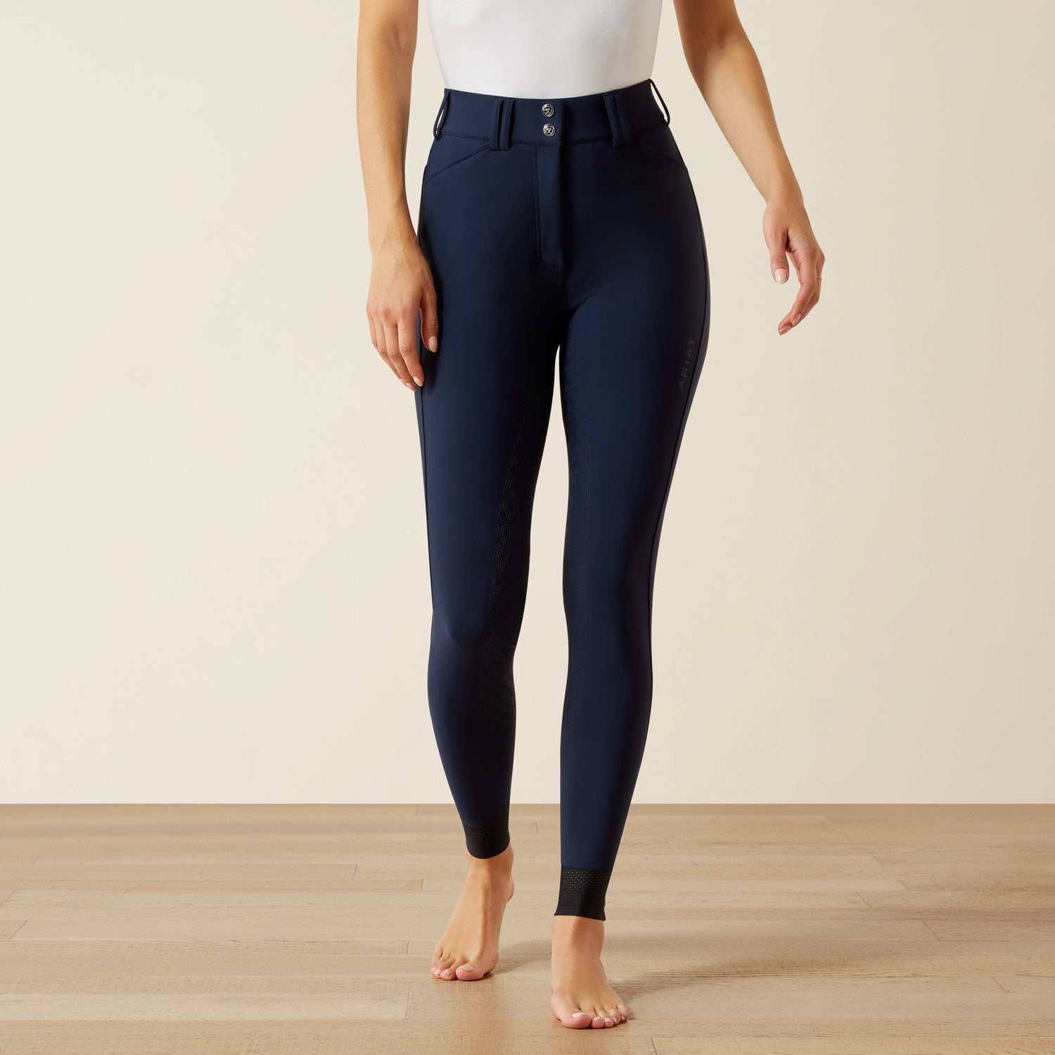 Ariat Women's Tri Factor Frost 2.0 Full Seat Breeches #colour_navy
