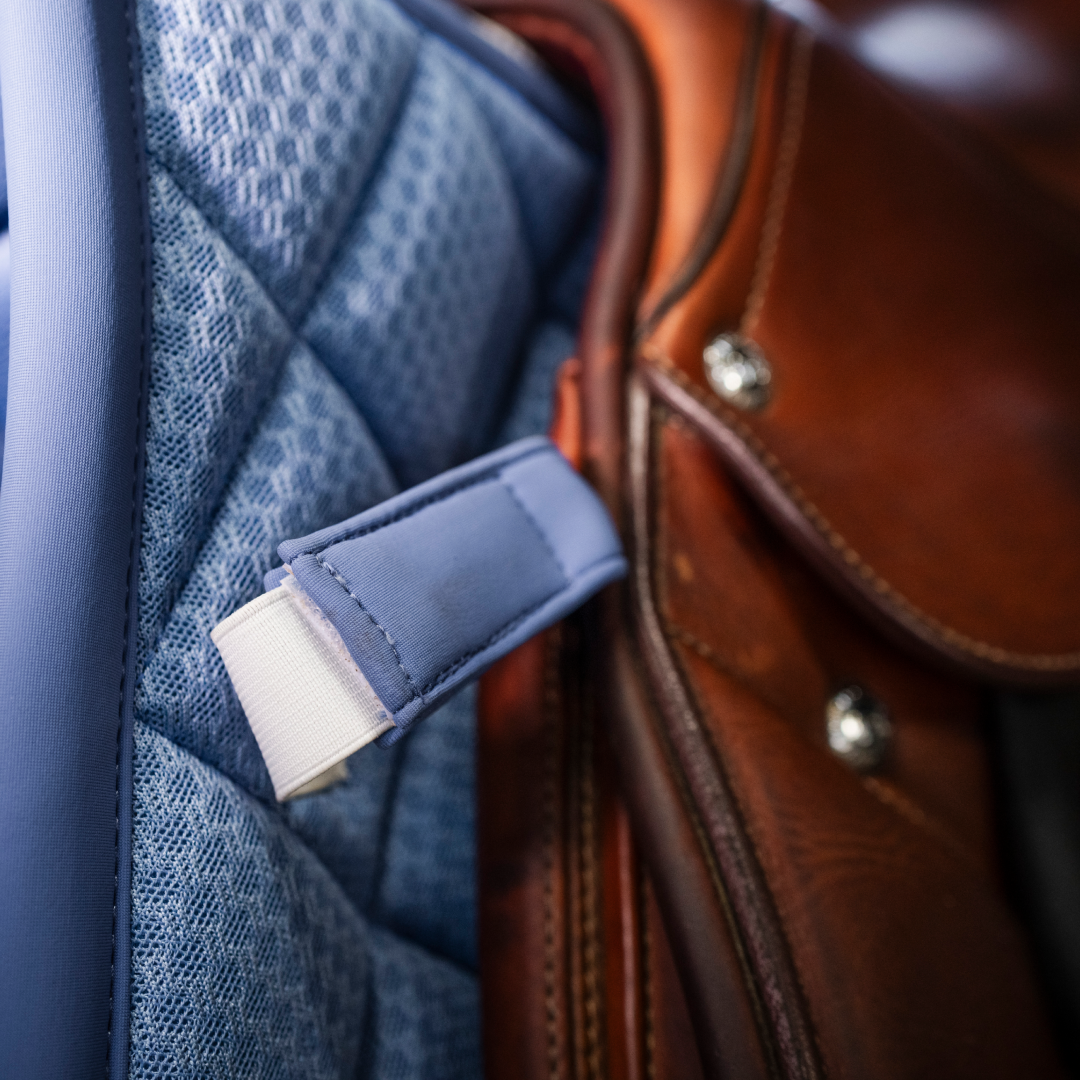 Horseware Ireland Alessandro Albanese Performance Jump Pad #colour_sicilian-blue