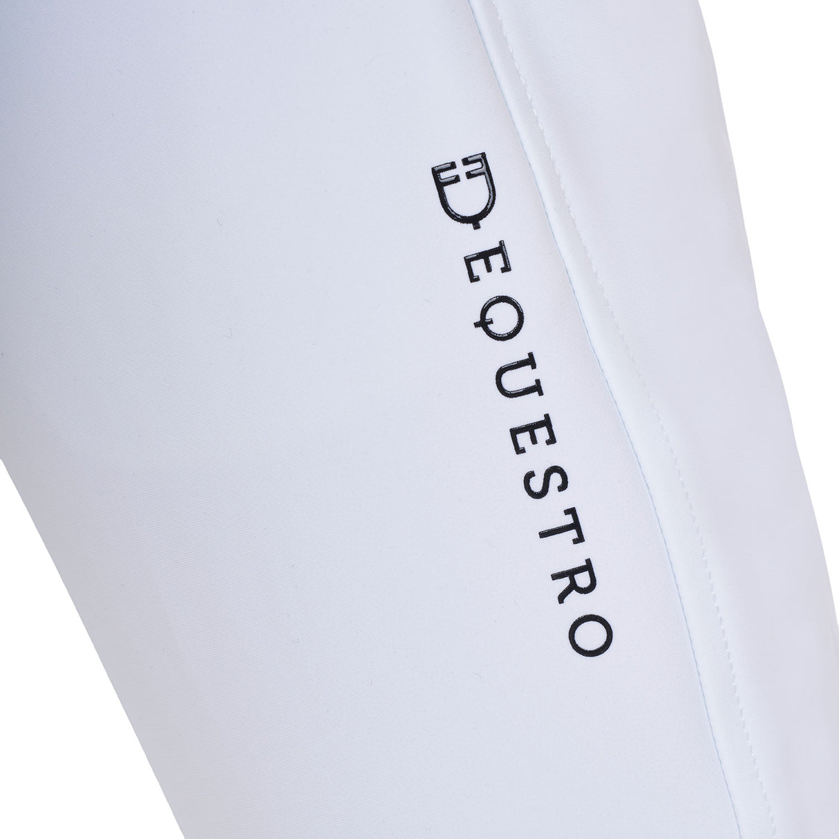 Equestro Kids' Unisex Knee Grip Breeches Equestro X Fise #colour_white