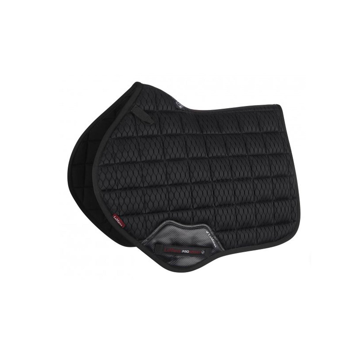LeMieux LeMieux Carbon Mesh Air Close Contact Square Black Large