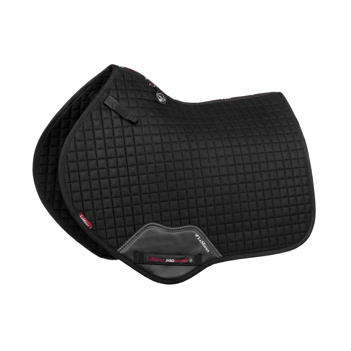 LeMieux Suede Close Contact Square Black