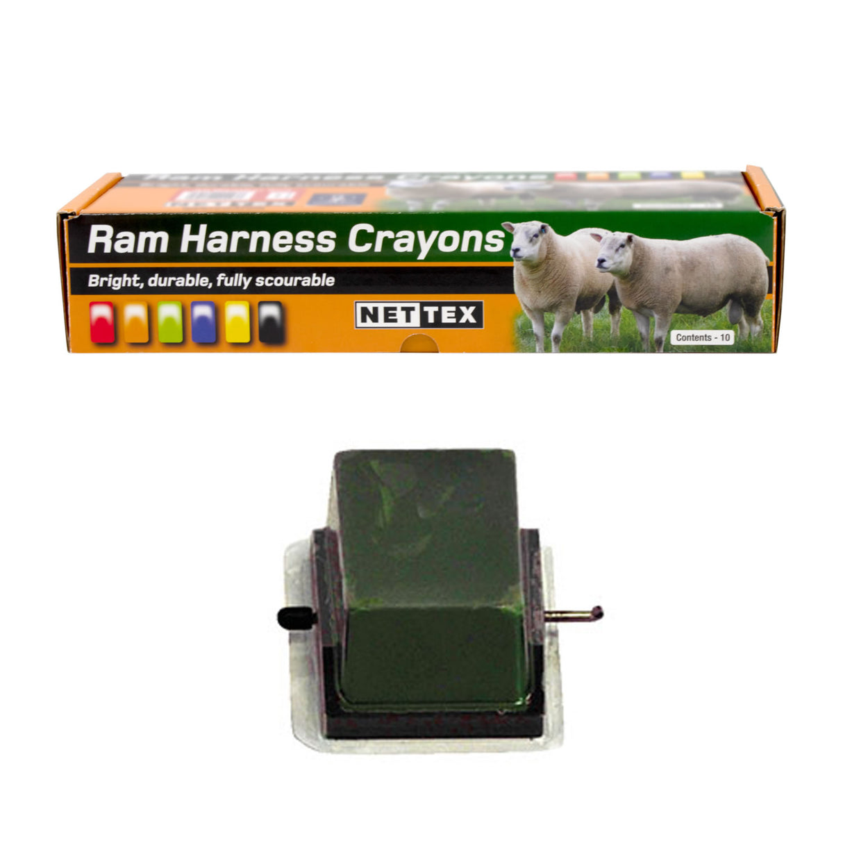 Nettex Agri All Weather Crayons #colour_green
