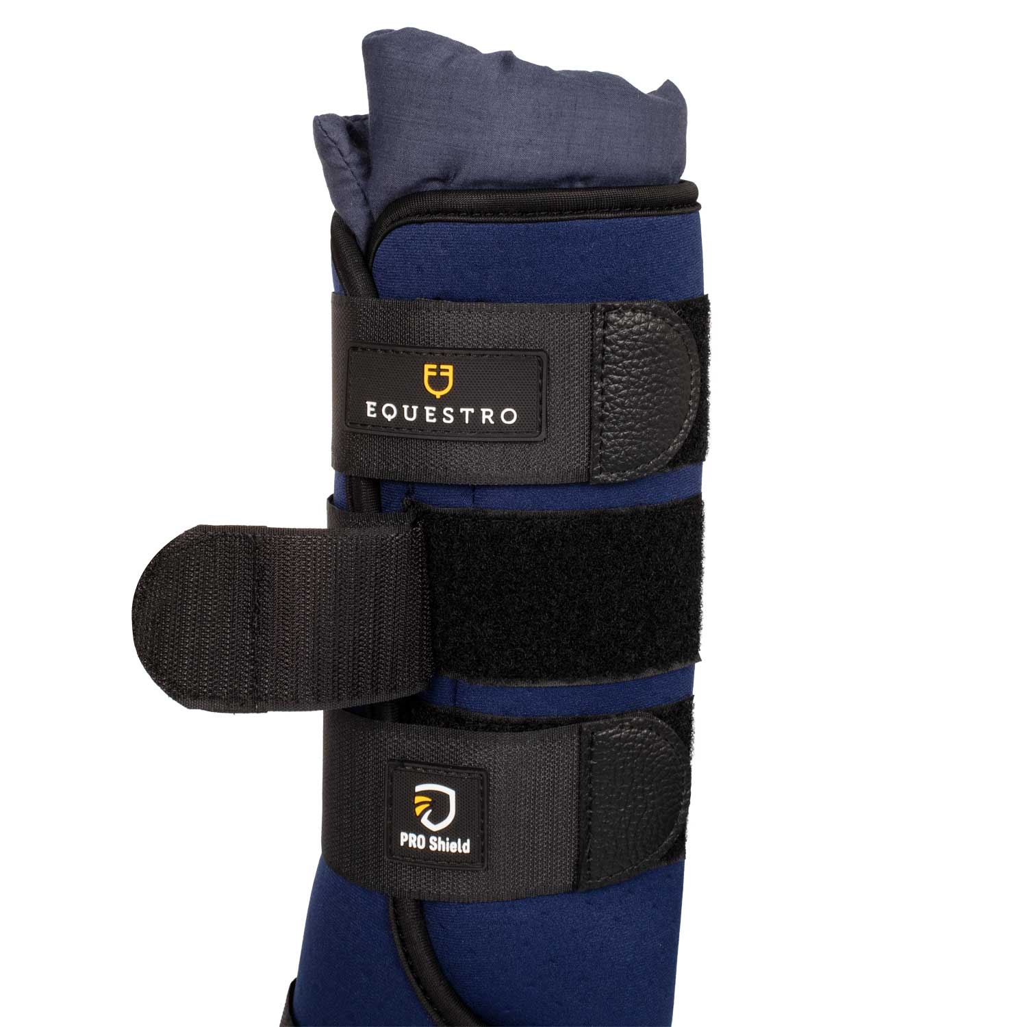 Equestro Neoprene Stable Boots #colour_blue