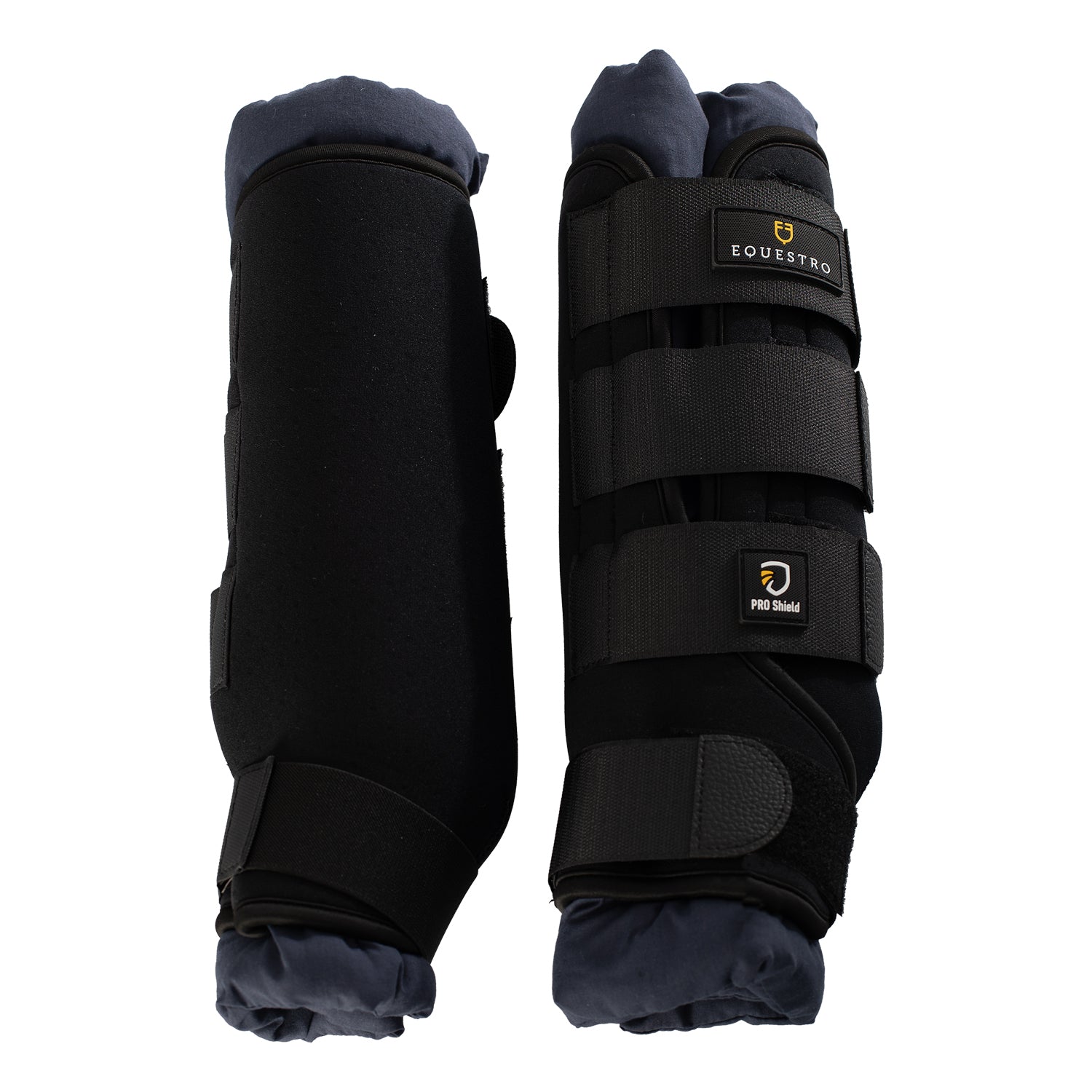 Equestro Neoprene Stable Boots #colour_blue