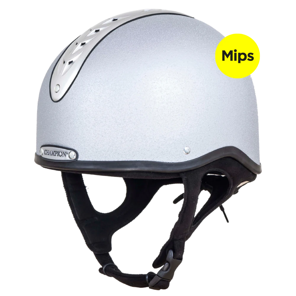 Champion Revolve X-Air MIPS Jockey Helmet #colour_silver