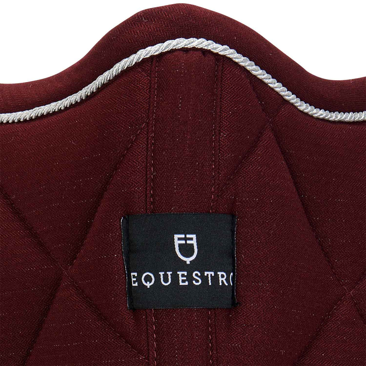 Equestro Pony Jumping Saddle Pad In Cotton With Trimmings