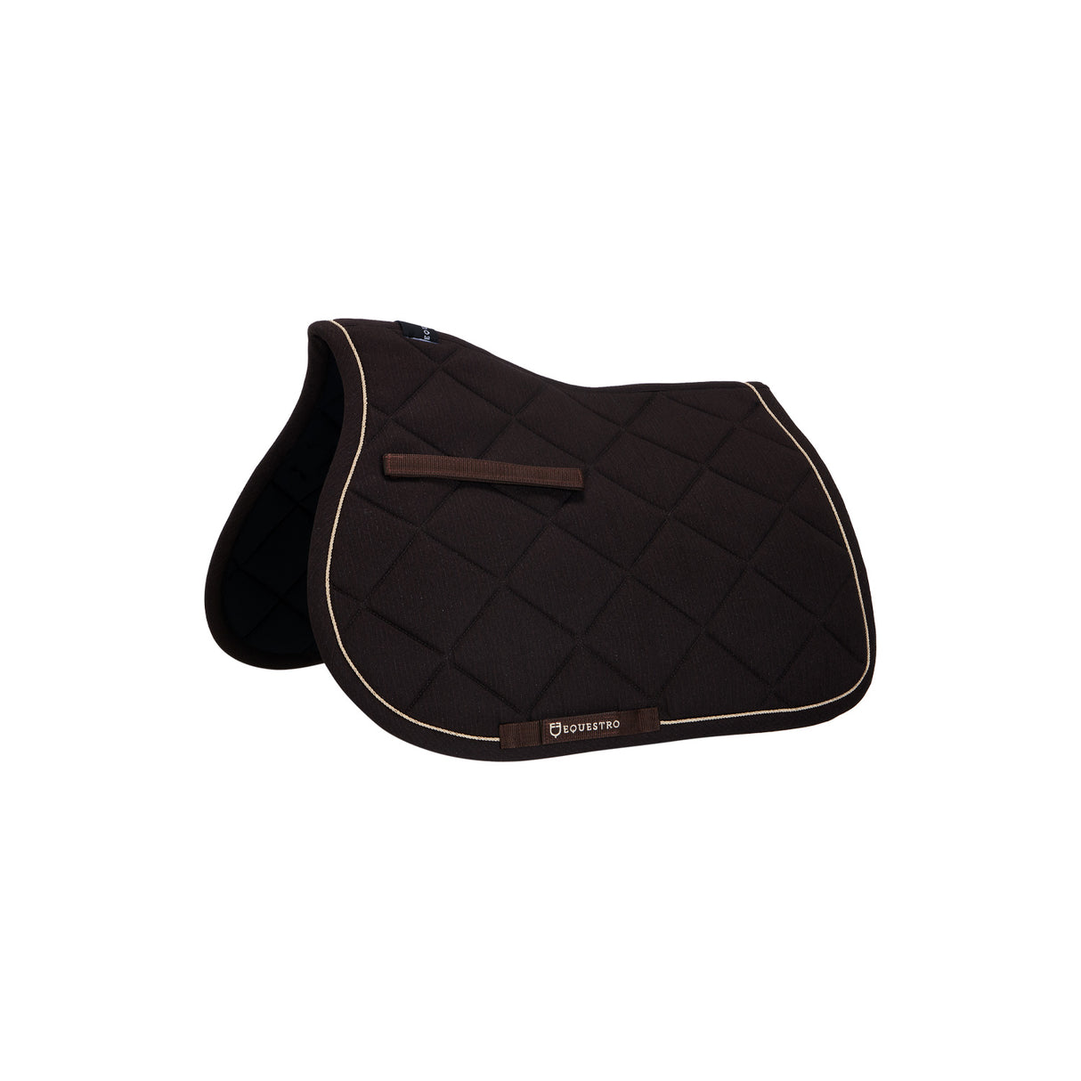 Equestro Pony Jumping Saddle Pad In Cotton With Trimmings
