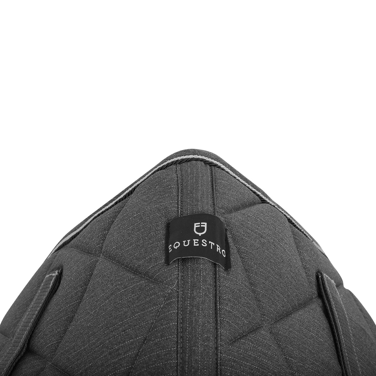 Equestro Diamond Dressage Saddle Pad #colour_grey