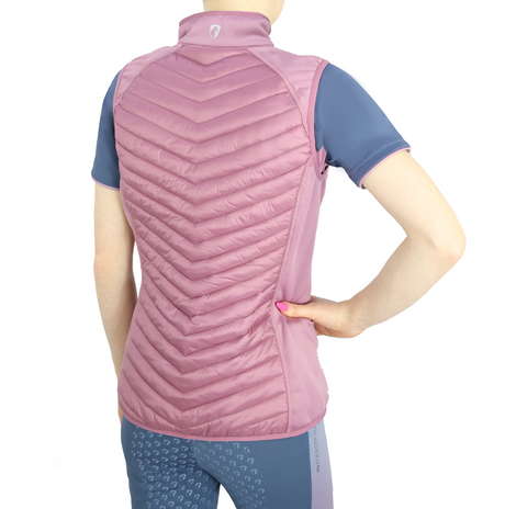 Hy Equestrian Synergy Elevate Sync Lightweight Gilet #colour_riviera-grape