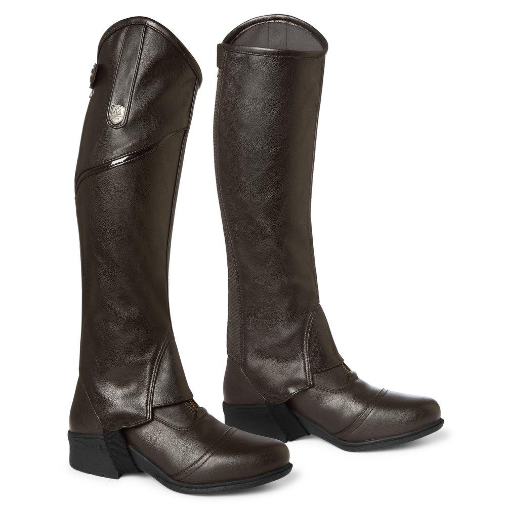 Mountain Horse Veganza Lady Half Chaps #colour_brown