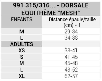 Equitheme Mesh Back Protector