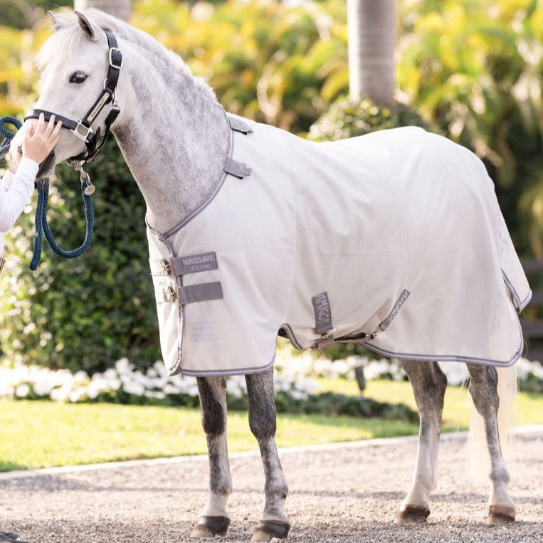 Horseware Ireland Amigo Pony Bug Rug #colour_silver-titanium-grey-silver