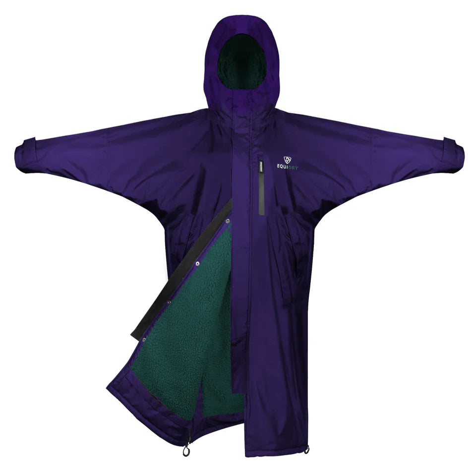 EQUIDRY Children's Thick Fleece Evolution #colour_purple-teal