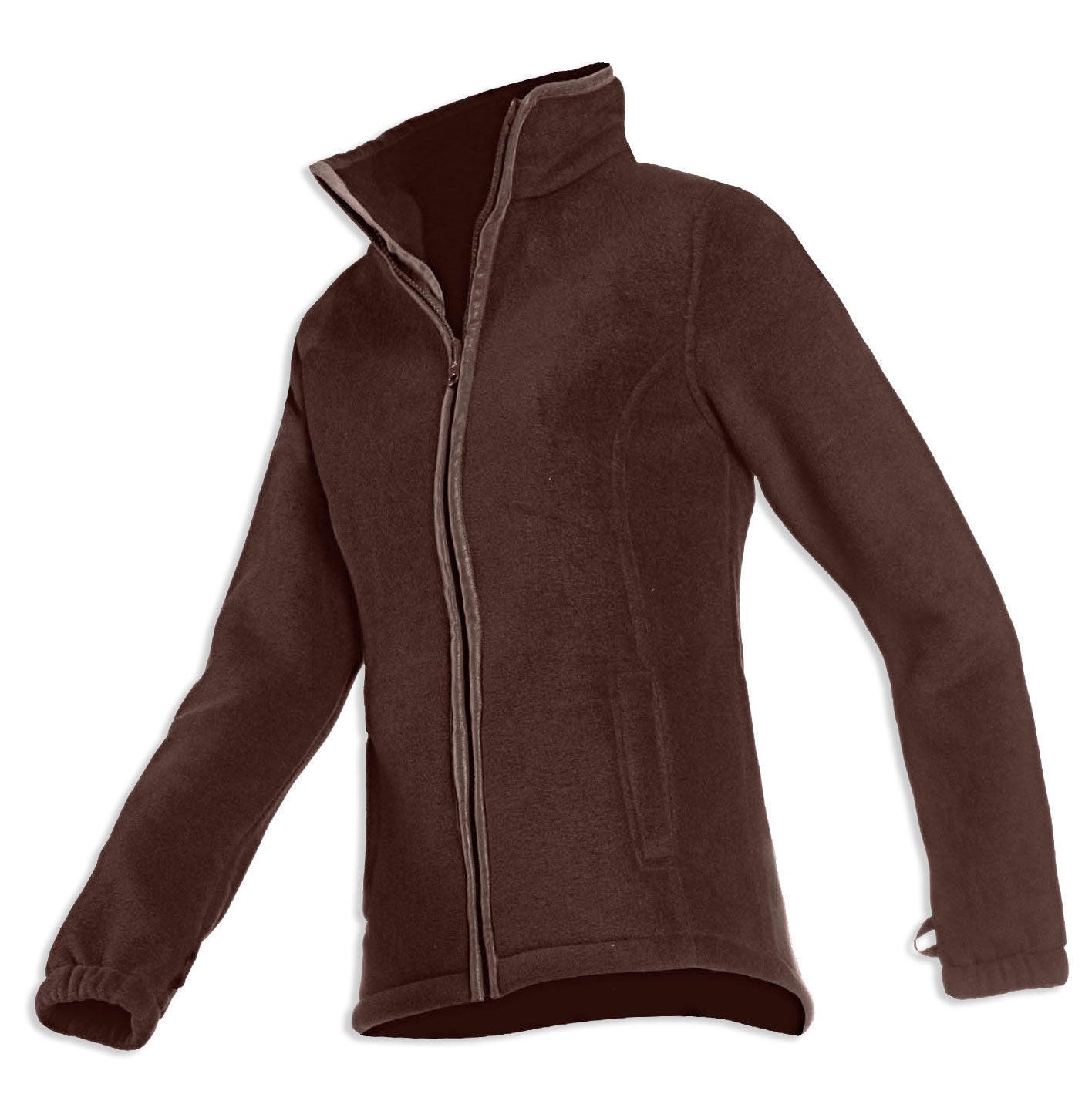 Baleno Sarah Ladies Fleece Jacket #colour_chocolate