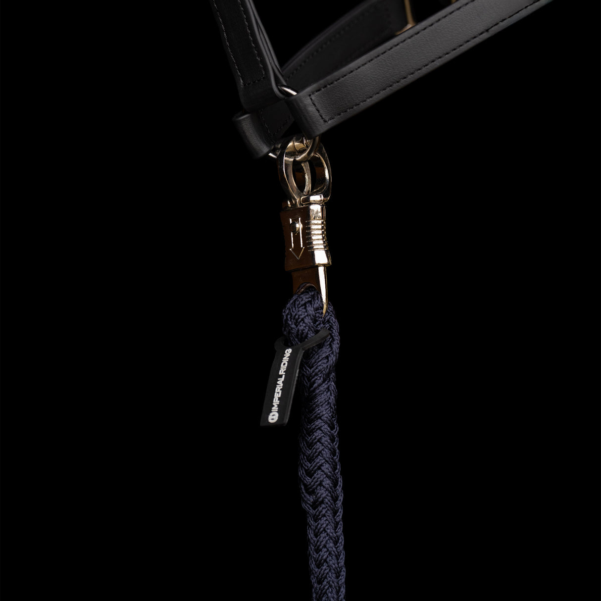 Imperial Riding Classic Panic Hook Lead Rope #Colour_navy