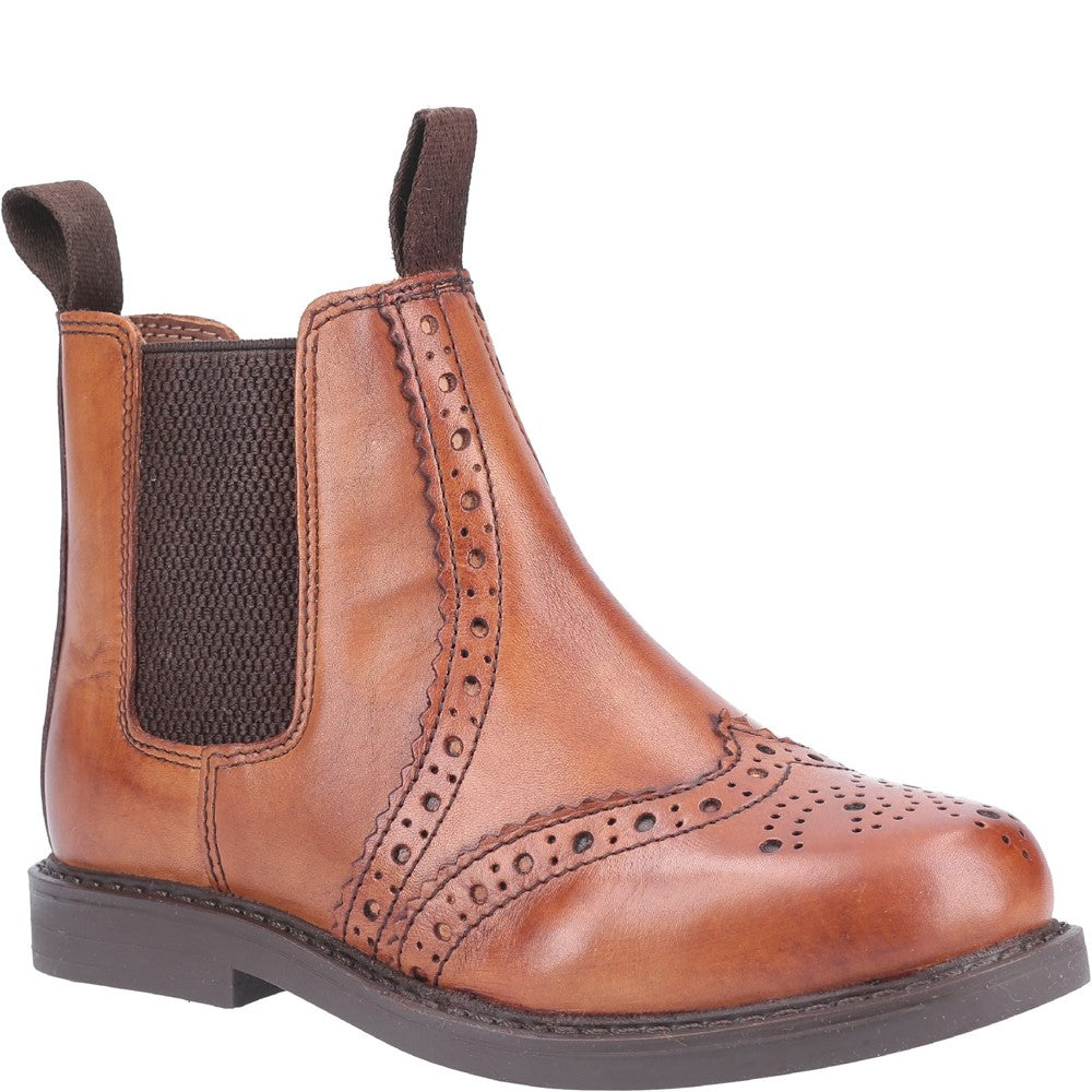 Cotswold Men Nympsfield Brogue Pull On Chelsea Boots