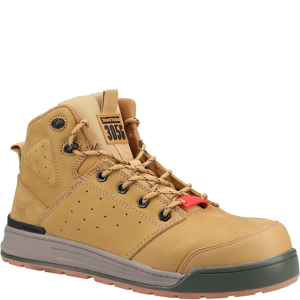 Hard Yakka 3056 Lace Zip Safety Boot #colour_wheat