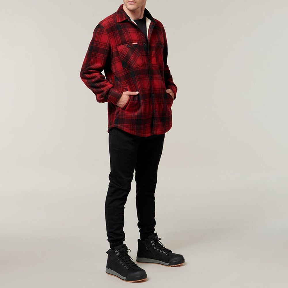Hard Yakka Sherpa Jacket #colour_red
