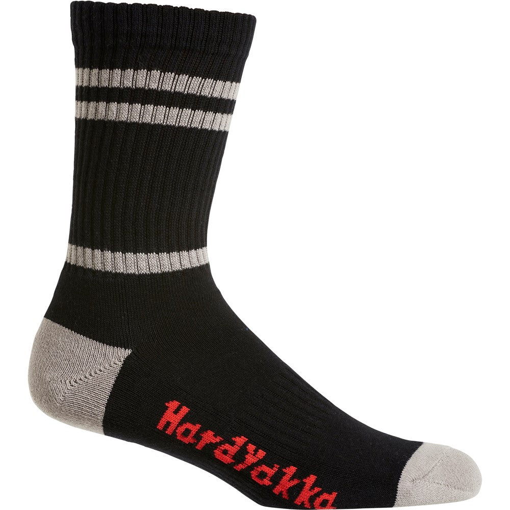 Hard Yakka Crew Five Pack Worksock #colour_multi