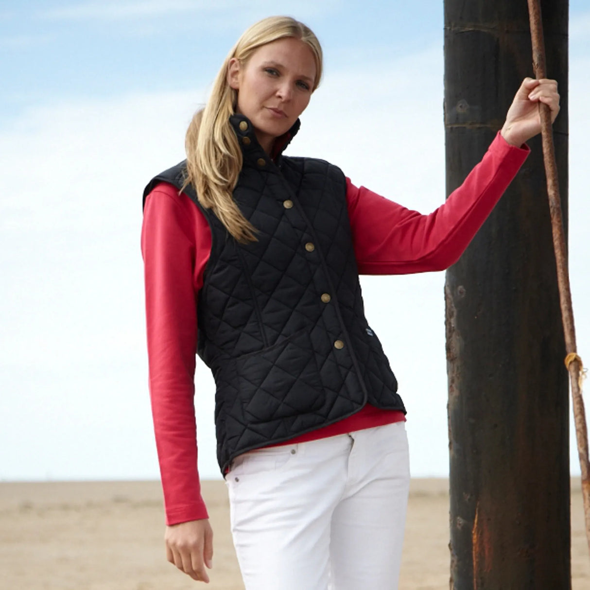 Toggi Ladies Esher Quilted Gilet #colour_black